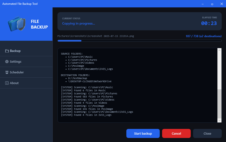 File Backup Tool